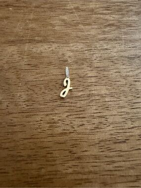 Ring Concierge "J" Script Initial Pendant